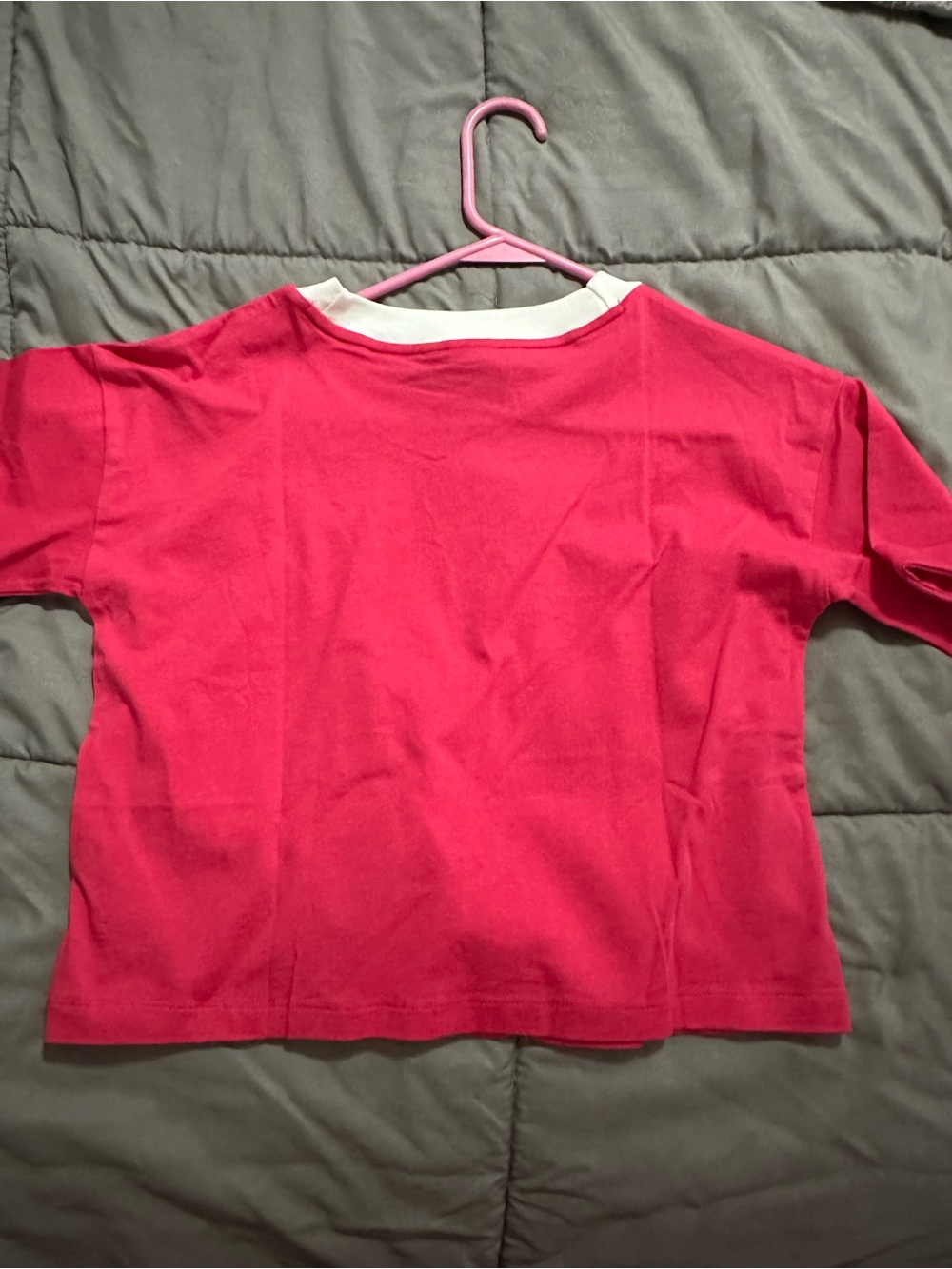 Adidas Pink Short Sleeve Ringer Tee - Picture 9 of 10